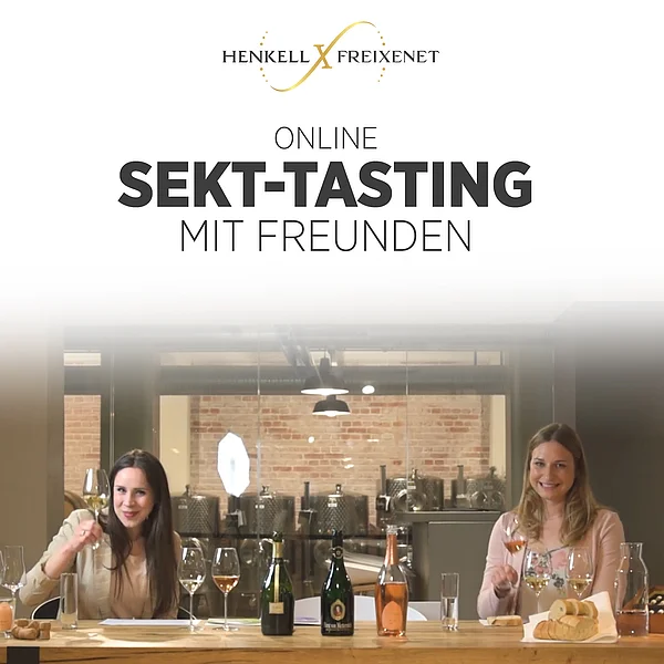 Virtuell anstoßen mit Henkell Freixenet