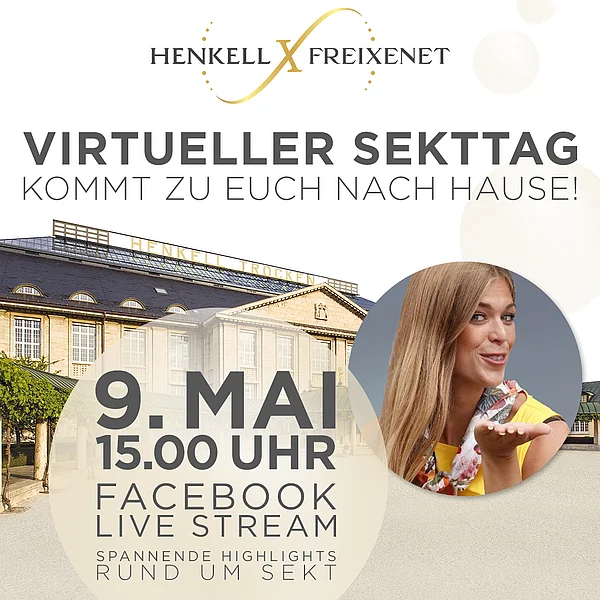 Henkell Freixenet lädt ein zum virtuellen Sekttag