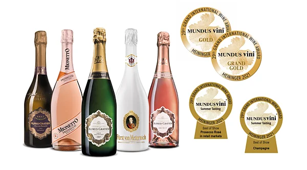 11 Mal Gold plus Best of Show Champagne und Best of Show Prosecco Rosé in retail markets für Henkell Freixenet